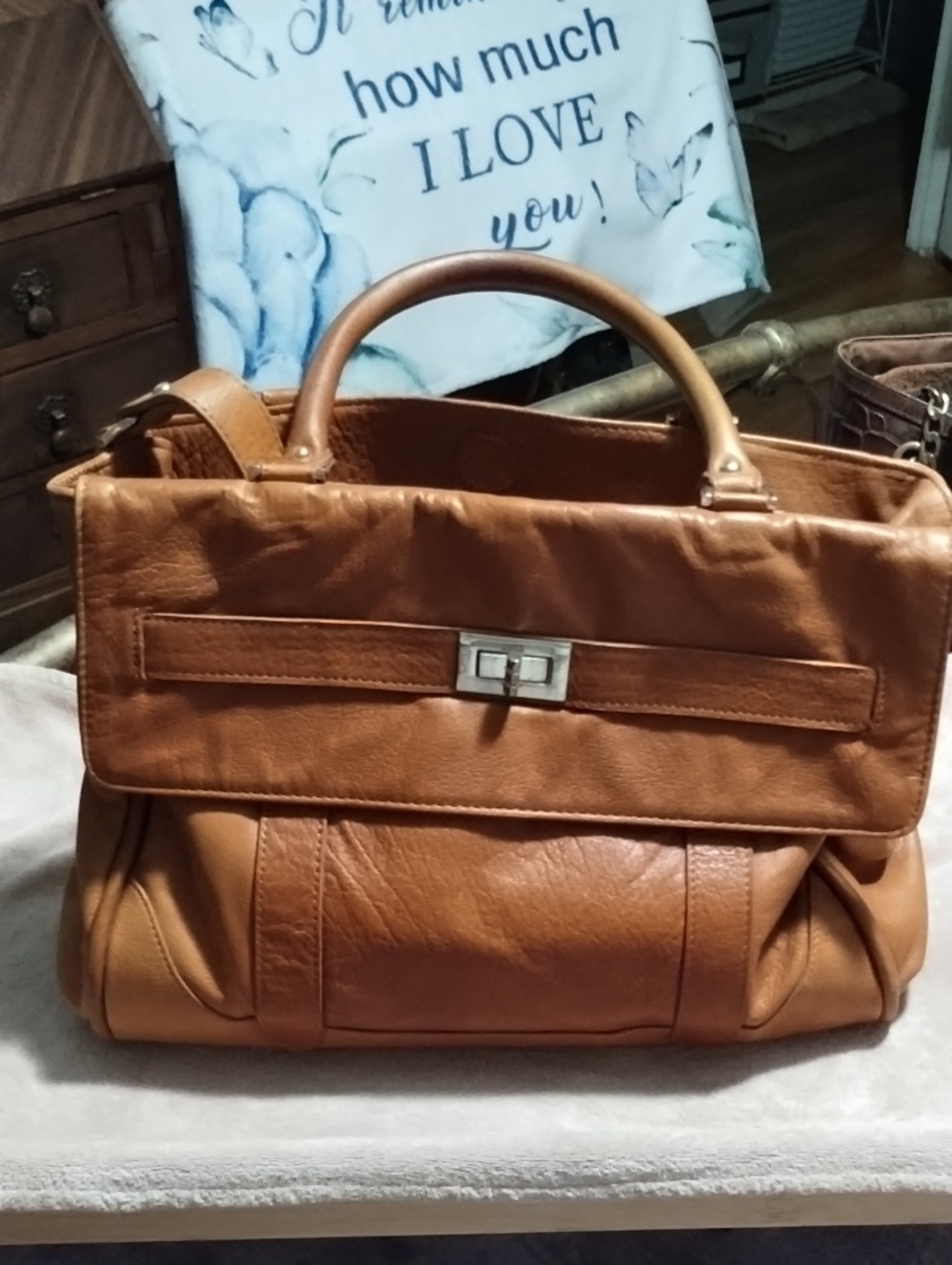 Rocatell Jane Tan Leather Bag